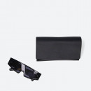 Okulary przeciwsłoneczne Rick Owens Sunglasses Shield RG0000004 GBLKB BLACK TEMPLE/BLACK LENS