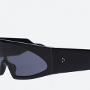 Okulary przeciwsłoneczne Rick Owens Sunglasses Shield RG0000004 GBLKB BLACK TEMPLE/BLACK LENS