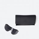 Okulary przeciwsłoneczne Rick Owens Sunglasses Shield RG0000006 GBLKB BLACK TEMPLE/BLACK LENS