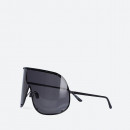 Okulary przeciwsłoneczne Rick Owens Sunglasses Shield RG0000006 GBLKB BLACK TEMPLE/BLACK LENS