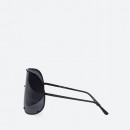 Okulary przeciwsłoneczne Rick Owens Sunglasses Shield RG0000006 GBLKB BLACK TEMPLE/BLACK LENS