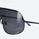 Okulary przeciwsłoneczne Rick Owens Sunglasses Shield RG0000006 GBLKB BLACK TEMPLE/BLACK LENS