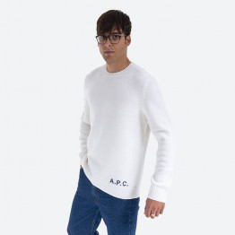 Sweter męski A.P.C. Pull Edward WVBAZ-H23059 WHITE