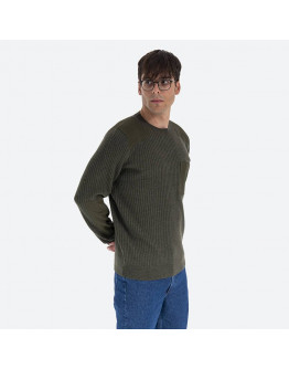 Sweter męski A.P.C. Pull Romain WVBAK-H23052 KHAKI