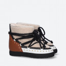 Buty damskie Inuikii Sneaker Curly Rock Wedge 70103-76 CREAM