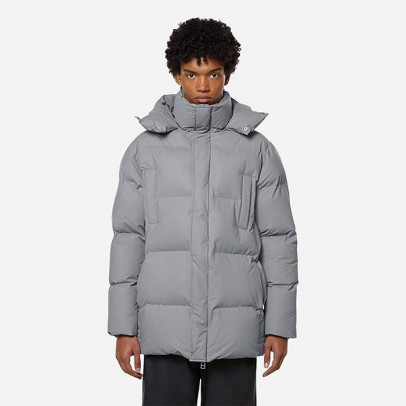 Kurtka Rains Hooded Puffer Coat 1524 ROCK