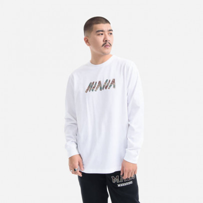 Koszulka męska Maharishi DPM: Monster Tiger Longsleeve T-Shirt 9428 WHITE