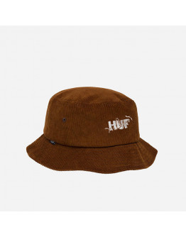 Kapelusz HUF x Miles Davis Get Up With It Cord Bucket HT00644 CHOCOLATE