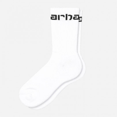 Skarpety Carhartt WIP Carhartt Socks I029422 WHITE/BLACK