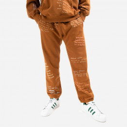 Spodnie męskie PLEASURES Remote Sweat Pants P21W026-BROWN