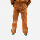 Spodnie męskie PLEASURES Remote Sweat Pants P21W026-BROWN