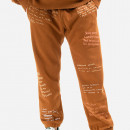 Spodnie męskie PLEASURES Remote Sweat Pants P21W026-BROWN