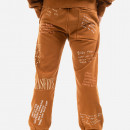 Spodnie męskie PLEASURES Remote Sweat Pants P21W026-BROWN