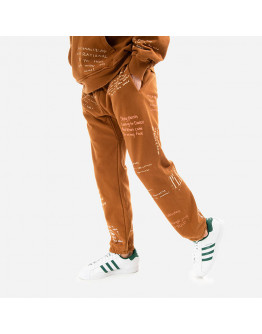 Spodnie męskie PLEASURES Remote Sweat Pants P21W026-BROWN