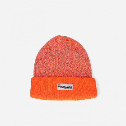 Czapka PLEASURES Innovation Reflective Beanie P21W061-ORANGE