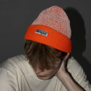 Czapka PLEASURES Innovation Reflective Beanie P21W061-ORANGE