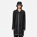 Kurtka Rains Long Jacket Reflective 18540 BLACK REFLECTIVE