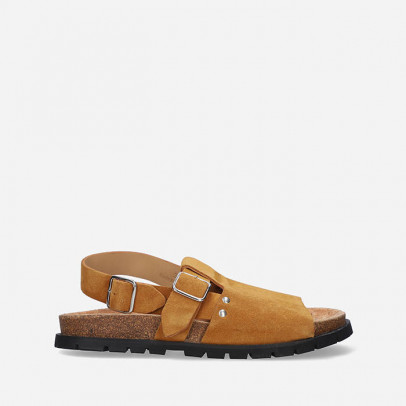 Sandały damskie A.P.C. Sandales Noe PXBAH-F51056 CARAMEL