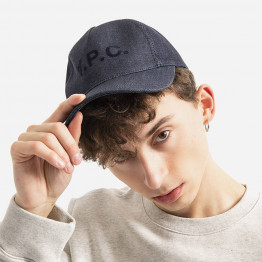 Czapka A.P.C. Casquette Eden VPC COCSX-M24090 INDIGO