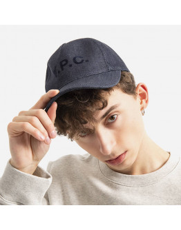 Czapka A.P.C. Casquette Eden VPC COCSX-M24090 INDIGO