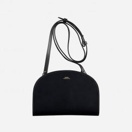 Torebka A.P.C. Clutch Demi Lune PXAWV-F61596 BLACK