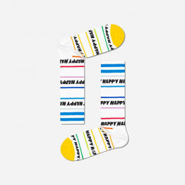 Skarpetki Happy Socks Happy Line Thin Crew ATHAP29-1300