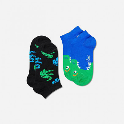 Skarpetki dziecięce Happy Socks 2-pak Crocodile Low KCOD02-9300