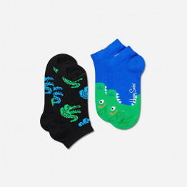 Skarpetki dziecięce Happy Socks 2-pak Crocodile Low KCOD02-9300