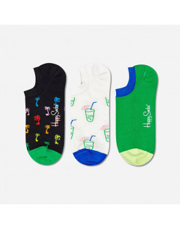 Skarpetki Happy Socks 3-pak Palm No Show PLM39-9300