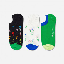 Skarpetki Happy Socks 3-pak Palm No Show PLM39-9300