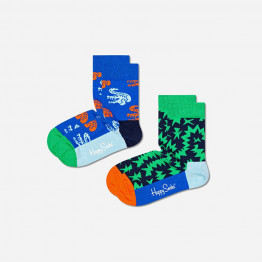 Skarpetki dziecięce Happy Socks 2-pak Crocodile KCOD02-6300