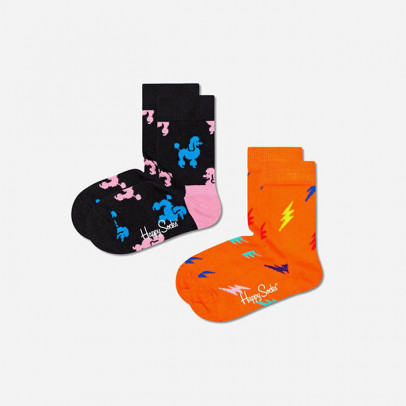 Skarpetki dziecięce Happy Socks 2-pak Poodle KPDL02-9300