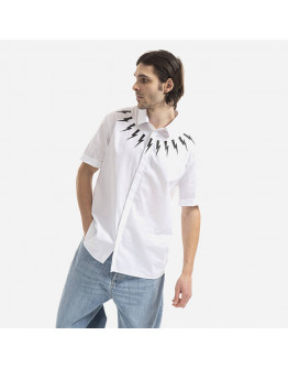 Koszula męska Neil Barrett Bold Neck Short Sleeve BCM068S-S006S 526