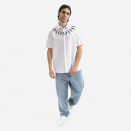 Koszula męska Neil Barrett Bold Neck Short Sleeve BCM068S-S006S 526