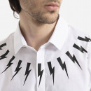 Koszula męska Neil Barrett Bold Neck Short Sleeve BCM068S-S006S 526