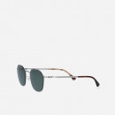 Okulary MYKITA FELIX 10017351 SHINY SILVER DARKGREEN SOLID