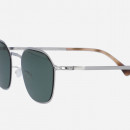 Okulary MYKITA FELIX 10017351 SHINY SILVER DARKGREEN SOLID