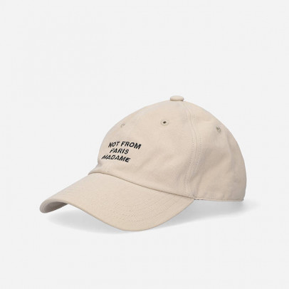 Czapka Drôle de Monsieur La Casquette Slogan PCAP2 BEIGE