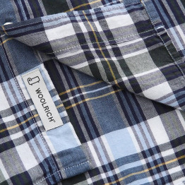 Koszula męska Woolrich Poplin Madras Shirt CFWOSI0073MRUT2909 30037