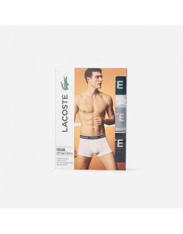 Bokserki męskie Lacoste Casual Trunks 3-pack 5H3389 NUA