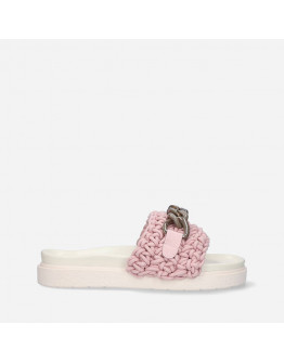 Buty Inukii Woven Chain Slipper 70104-2 SEPIA ROSE