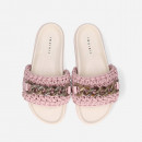 Buty Inukii Woven Chain Slipper 70104-2 SEPIA ROSE