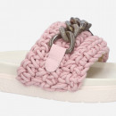 Buty Inukii Woven Chain Slipper 70104-2 SEPIA ROSE