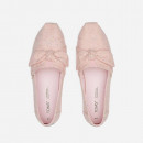 Buty Toms Speckled Linen Bow Alpargata 10017714 CHALKY PINK