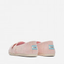 Buty Toms Speckled Linen Bow Alpargata 10017714 CHALKY PINK