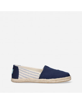 Buty Toms University Stripes Women's Rope Alpargata 10016268 NAVY