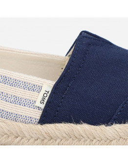 Buty Toms University Stripes Women's Rope Alpargata 10016268 NAVY