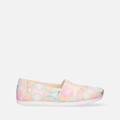 Buty Toms Tie Dye Canvas Alpargata 10017813 CANDY PINK