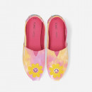 Buty Toms Tie Dye Daisy Embroidery Alpargata 10017816 FUCHSIA ROSE