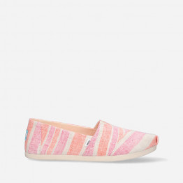 Buty Toms Wide Stripe Women's Alpargata 10017819 FUCHSIA ROSE